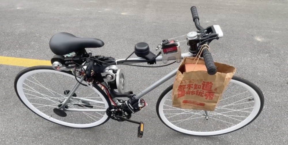 真·自行車！華為天才少年剛剛「發布」了一款無人駕駛自行車，網友：這TM不比特斯拉燃？